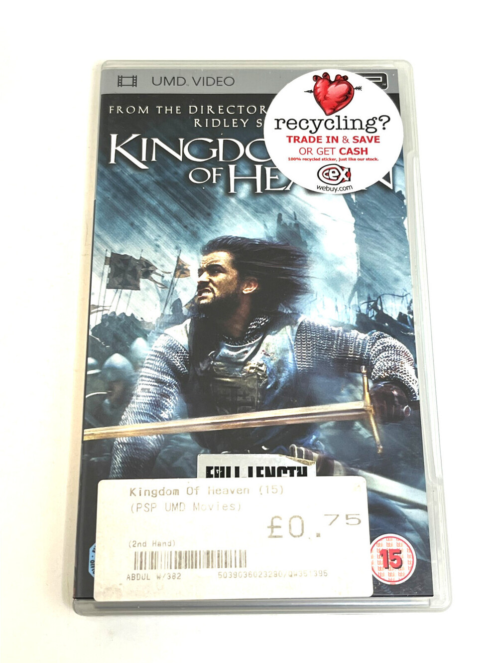 Kingdom of Heaven UMD PSP Region 2 Used Ridley Scott Orlando Bloom 144min